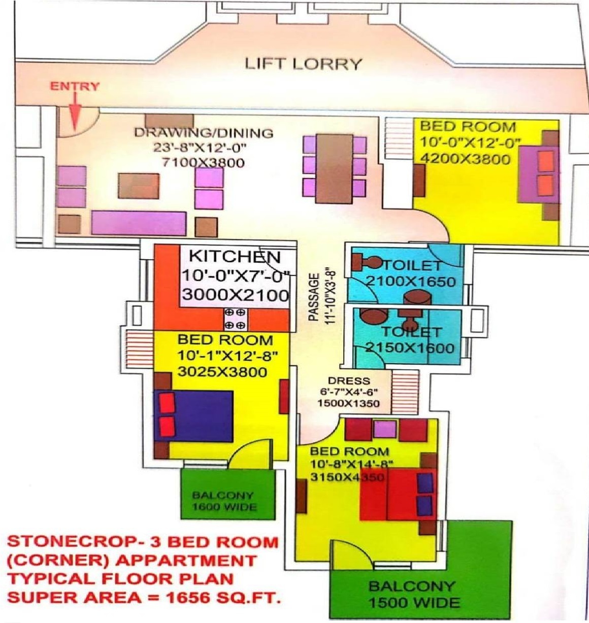 Three Bedroom